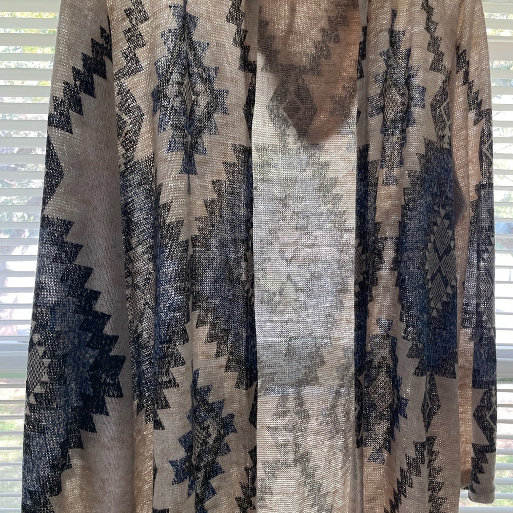 Cato Cream Knit Lightweight Duster